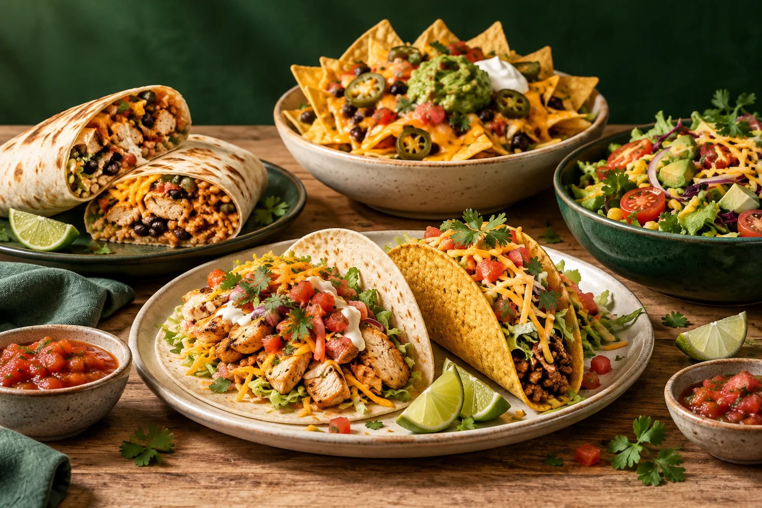 Mex Aroi meal spread